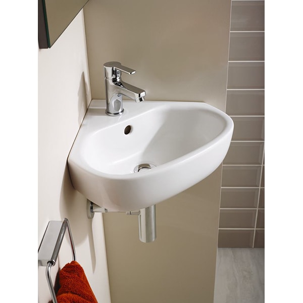 Sifon lavoar IDEAL STANDARD E0079AA, G1 1/4, forma cilindrica, argintiu