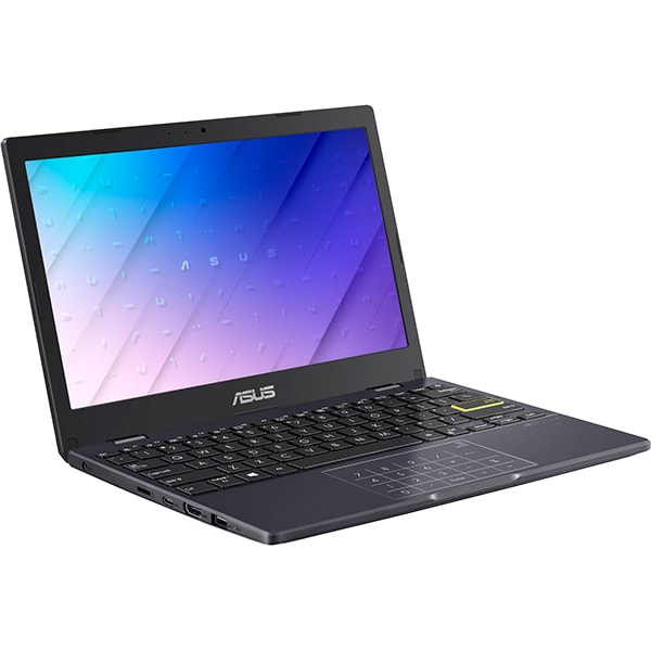 Laptop ASUS E210MA-GJ204TS, Intel Celeron N4020 pana la 2.8GHz, 11.6" HD, 4GB, eMMC 128GB, Intel UHD Graphics 600, Windows 10 Home S, negru
