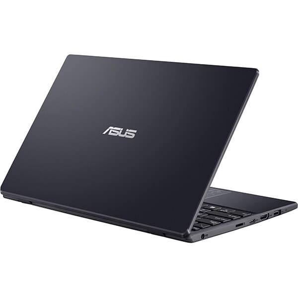 Laptop ASUS E210MA-GJ204TS, Intel Celeron N4020 pana la 2.8GHz, 11.6" HD, 4GB, eMMC 128GB, Intel UHD Graphics 600, Windows 10 Home S, negru