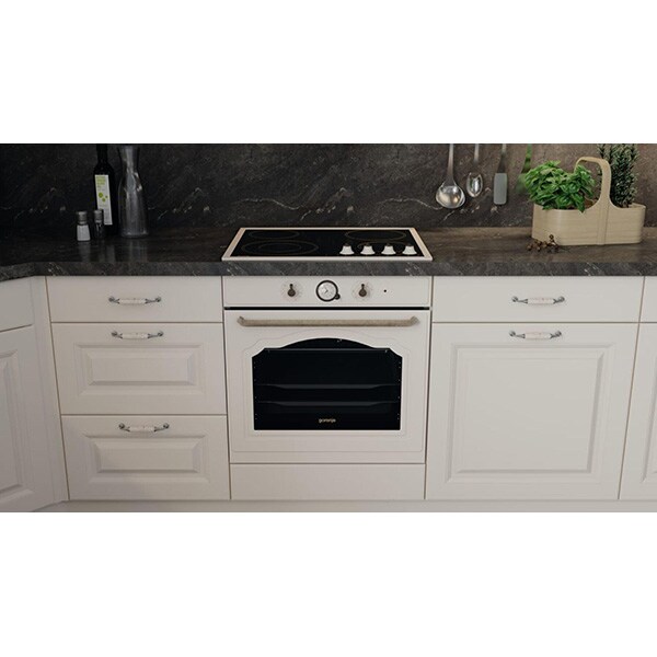 Plita incorporabila GORENJE EC642CLI, Vitroceramica, 4 arzatoare, negru