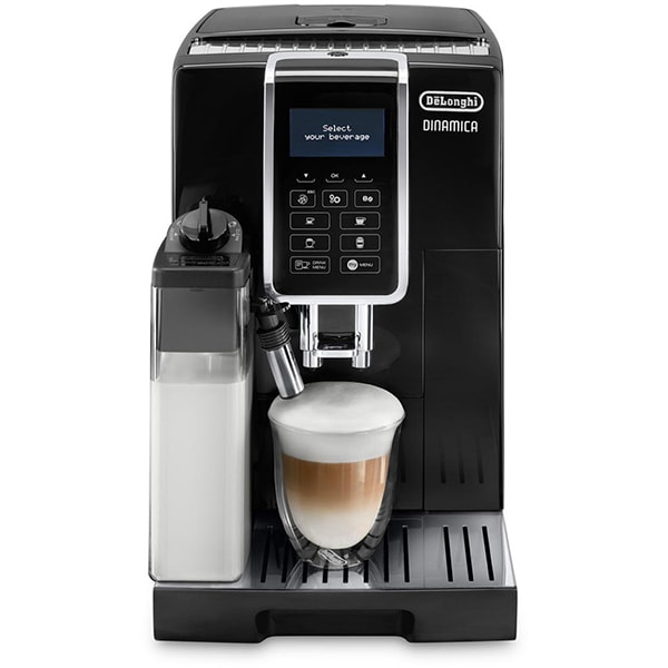 Espressor automat DELONGHI Dinamica ECAM 350.55.B, 1.8l, 1450W, 15 bar, negru