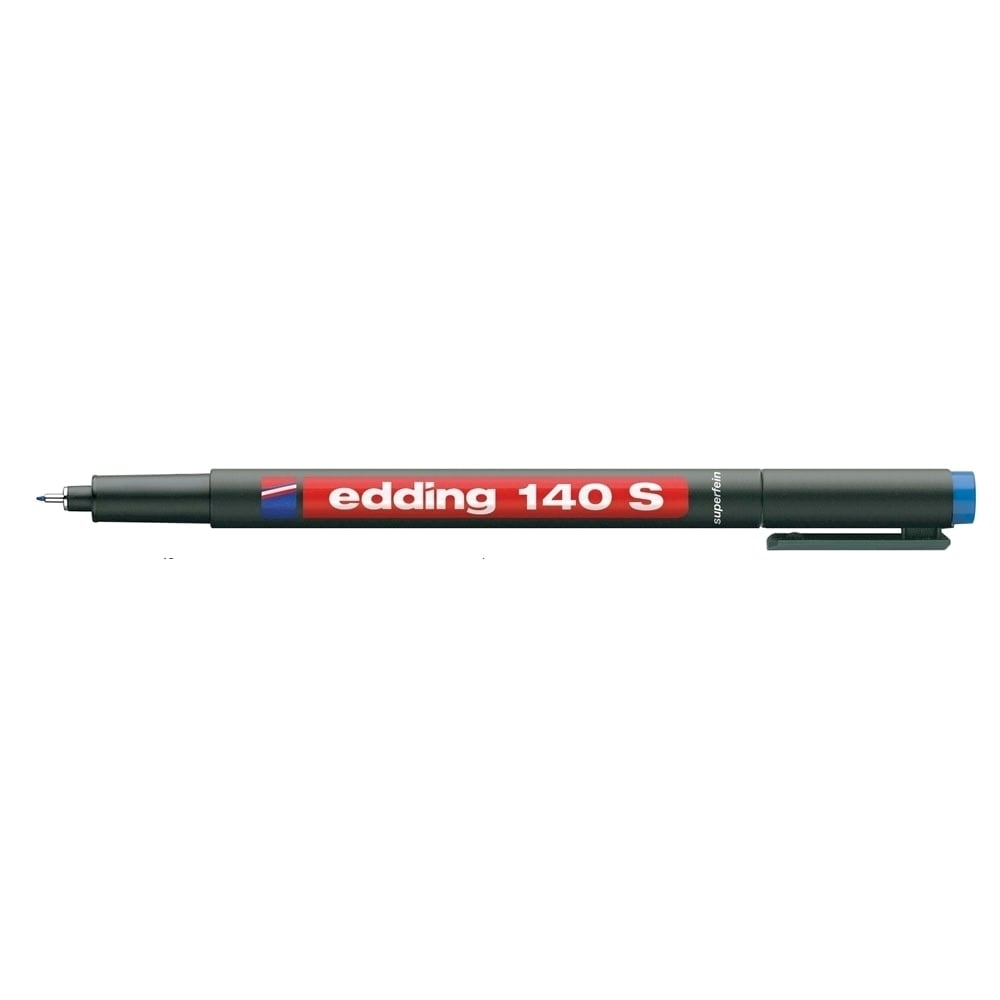 Marker permanent EDDING OHP 140S, 0.3 mm, albastru