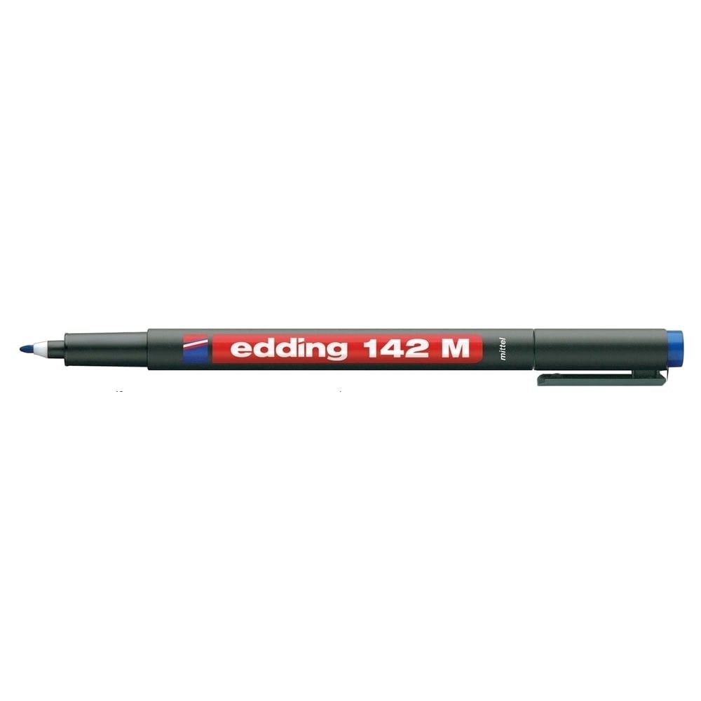 Marker permanent EDDING OHP 142M, 1 mm, albastru