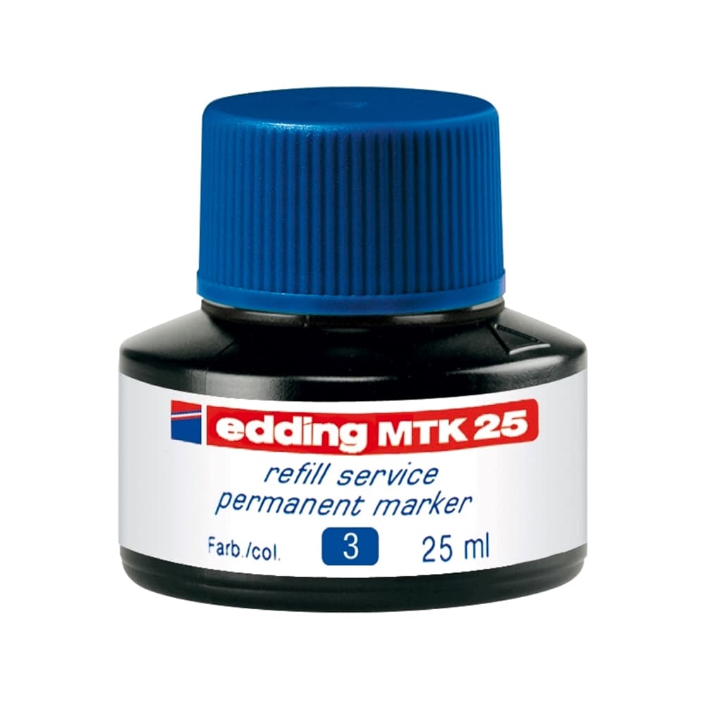 Tus pentru marker permanent EDDING MTK 25, 25 ml, albastru