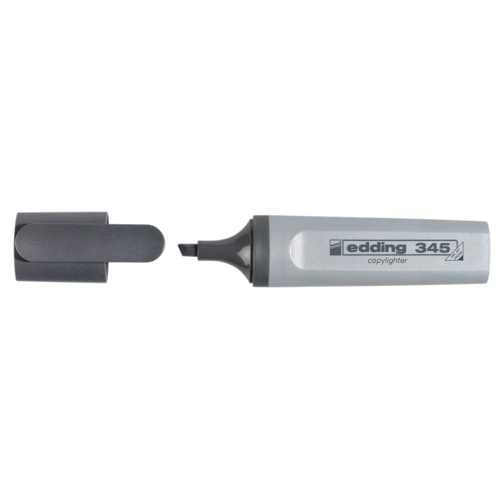 Textmarker EDDING 345, 2-5 mm, gri