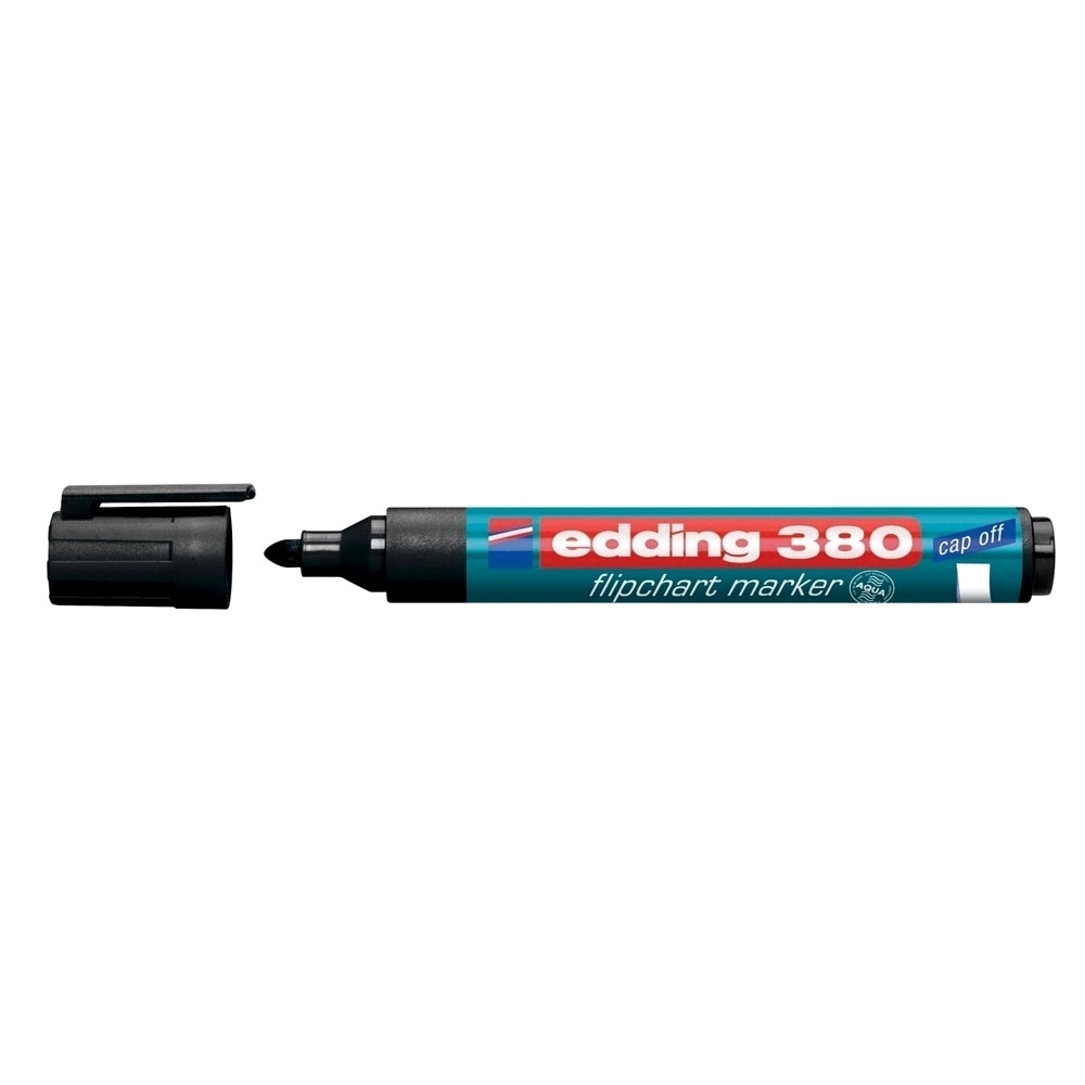 Marker  pentru flipchart EDDING 380, 1.5-3 mm, negru