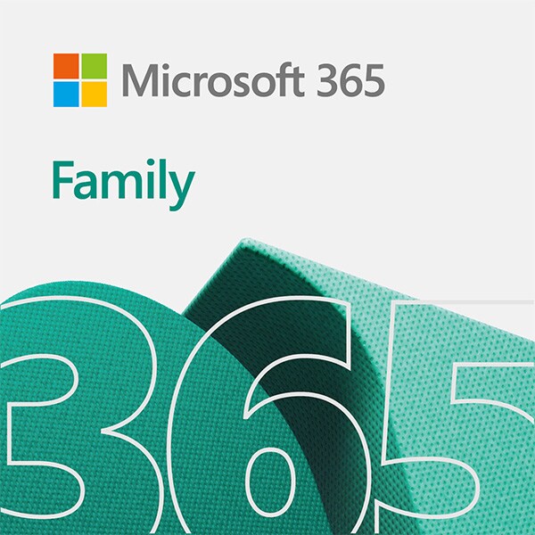 Microsoft 365 Family, Engleza, Subscriptie 1 an, Pana la 6 persoane, Windows/Mac/iOS/Android