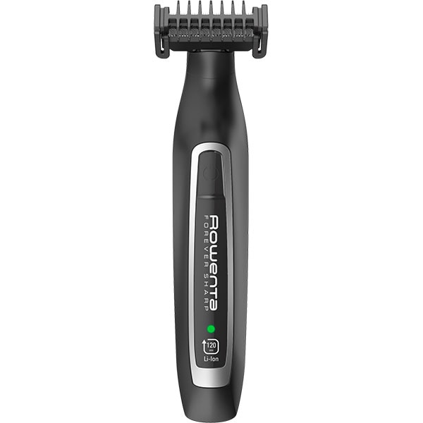 Aparat hibrid de tuns, conturat si barbierit ROWENTA Forever Sharp TN6000F4, baterie, 120 min autonomie, negru
