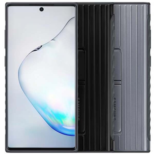 Carcasa Protective Stand pentru SAMSUNG Galaxy Note 10 Plus, EF-RN975CBEGWW, negru