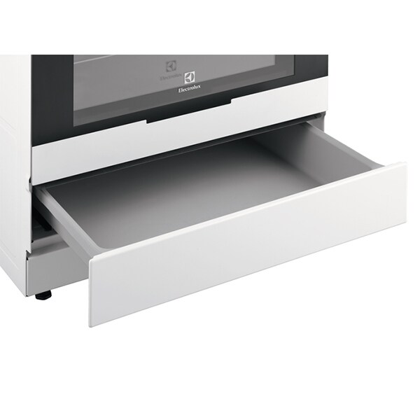 Aragaz ELECTROLUX EKG51151OW, 4 arzatoare, Gaz, L 50 cm, Grill, alb