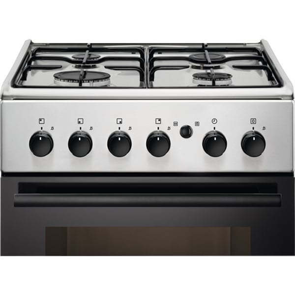 Aragaz ELECTROLUX EKG51154OX, 4 arzatoare, Gaz, L 50 cm, Grill, Rotisor, inox