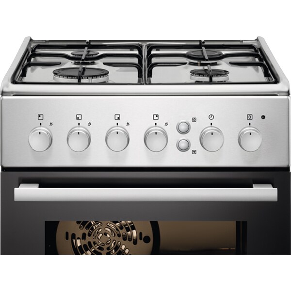 Aragaz ELECTROLUX EKG51351OX, 4 arzatoare, Gaz, L 50 cm, Grill, inox