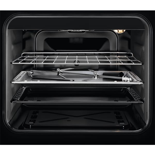 Aragaz ELECTROLUX EKG61182OW, 4 arzatoare, Gaz, L 60 cm, Grill, Rotisor, alb