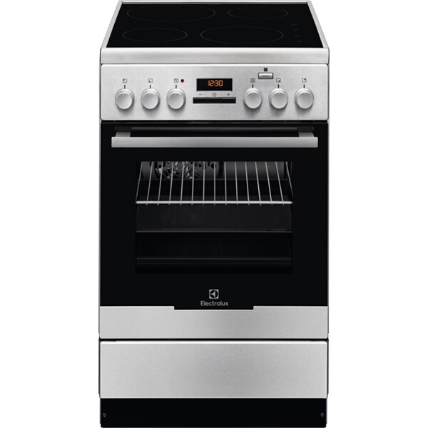 Aragaz ELECTROLUX EKI54950OX, 4 arzatoare, Electric, L 50 cm, Grill, inox