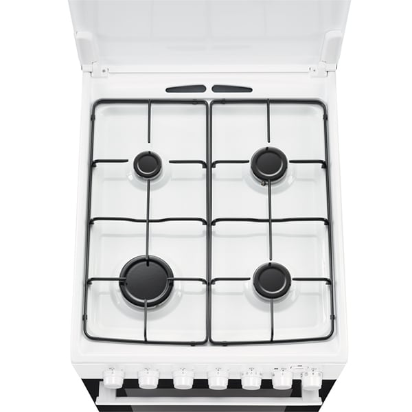 Aragaz ELECTROLUX EKK52950OW, 4 arzatoare, Mixt, L 50 cm, Grill, alb