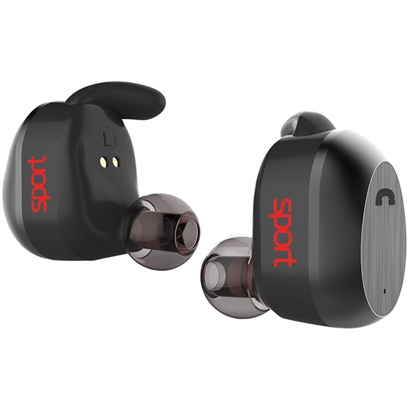 Casti ELARI NanoPods Sport, True Wireless, Bluetooth, In-Ear, Microfon Noise Cancelling, Waterproof, negru