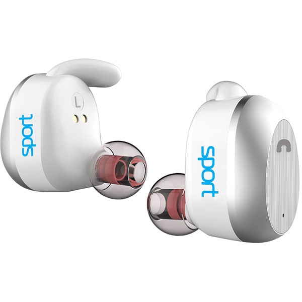 Casti ELARI NanoPods Sport, True Wireless, Bluetooth, In-Ear, Microfon Noise Cancelling, Waterproof, alb