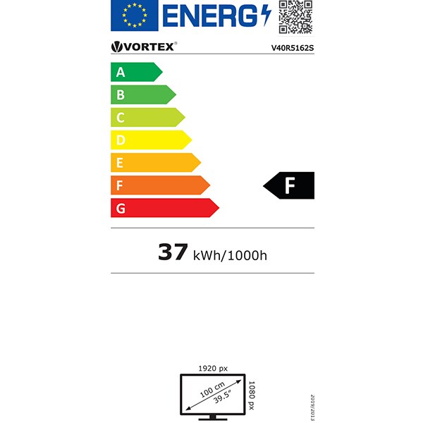 Televizor LED Smart VORTEX V40R5162S, Full HD, 100cm