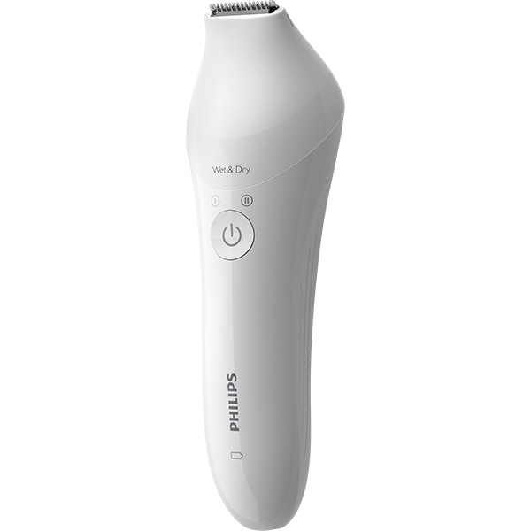 Epilator PHILIPS Series 8000 BRE715/00, 32 pensete, 2 viteze, 6 acesorii, Wet&Dry, acumulator, alb