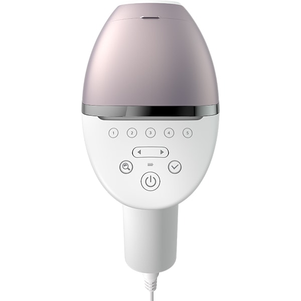 Epilator IPL PHILIPS Lumea Prestige Seria 8000 BRI947/00, 450.000 de impulsuri, 4 accesorii, senzor SmartSkin, retea, argintiu