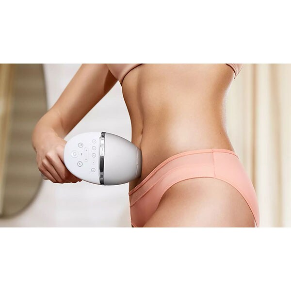 Epilator IPL PHILIPS Lumea Prestige BRI953/00, 250.000 impulsuri, 3 accesorii, Senzor SmartSkin, acumulator, alb-argintiu