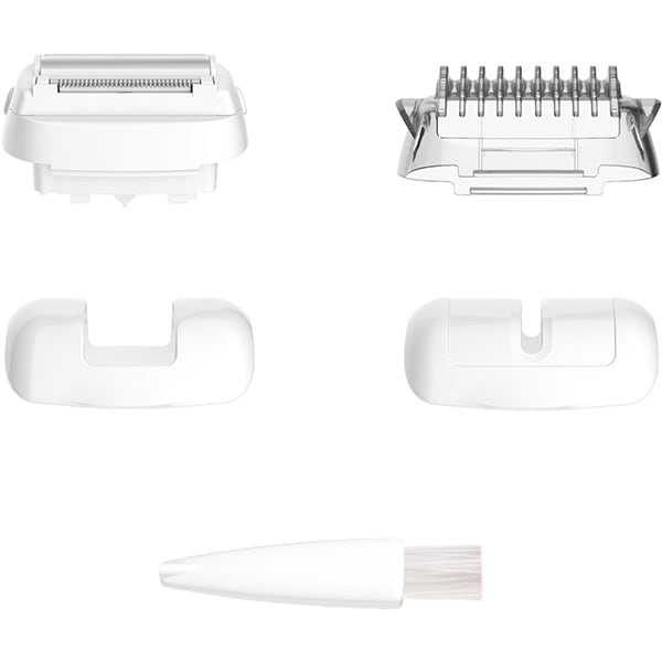 Epilator ROWENTA Aqua Soft EP4930F0, 24 pensete, 2 viteze, 6 accesorii, Wet&Dry, acumulator, alb-argintiu