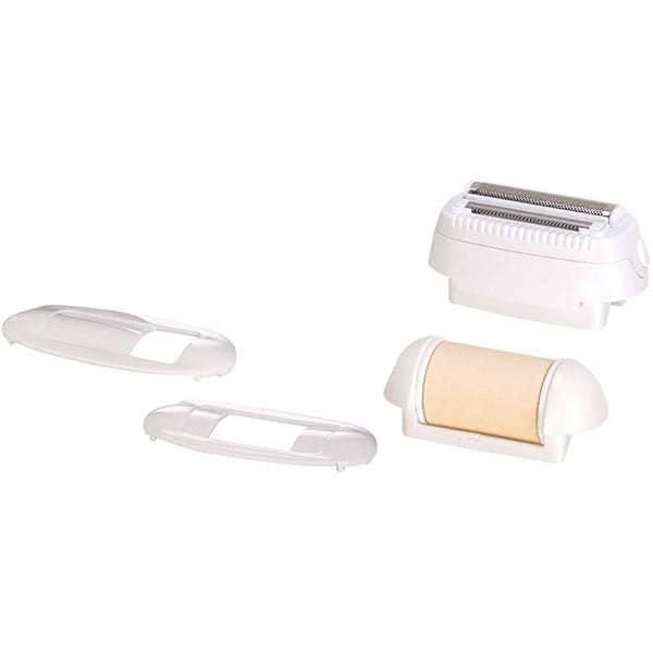 Epilator ROWENTA Silence Soft EP5640, 24 pensete, 2 viteze, 4 accesorii, Micro-Contact, retea, alb-roz
