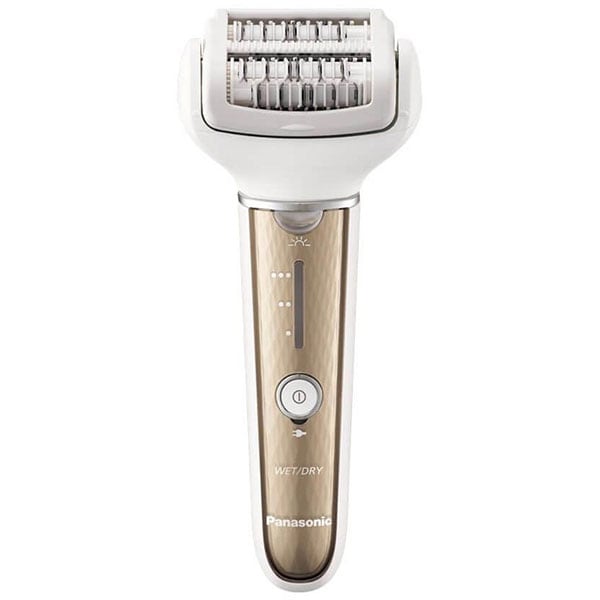Epilator PANASONIC ES-EL3A-N503, 60 pensete, 3 viteze, 4 accesorii, acumulator, alb-auriu