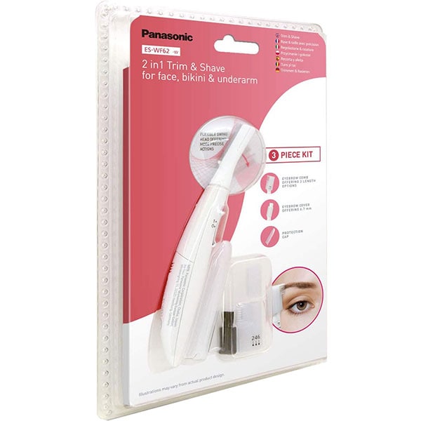 Trimmer PANASONIC ES-WF62-W503, baterii, alb