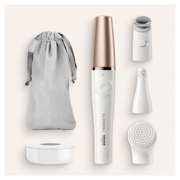 Epilator facial BRAUN FaceSpa Pro, alb