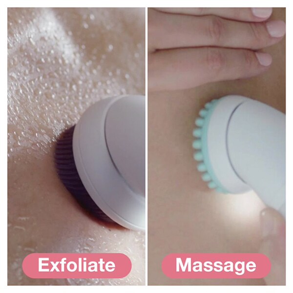 Epilator BRAUN Silk-epil 9 Beauty SET 9-995, 40 pensete, 2 viteze, 9 accesorii, baterii, alb-roz