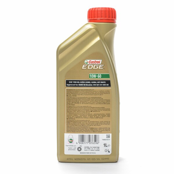 Ulei Motor CASTROL EDGE, 10W-60, 1L