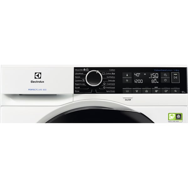 Masina de spalat rufe frontala ELECTROLUX PerfectCare800 EW8F248B, UltraCare, 8 kg, 1400rpm, Clasa B, alb