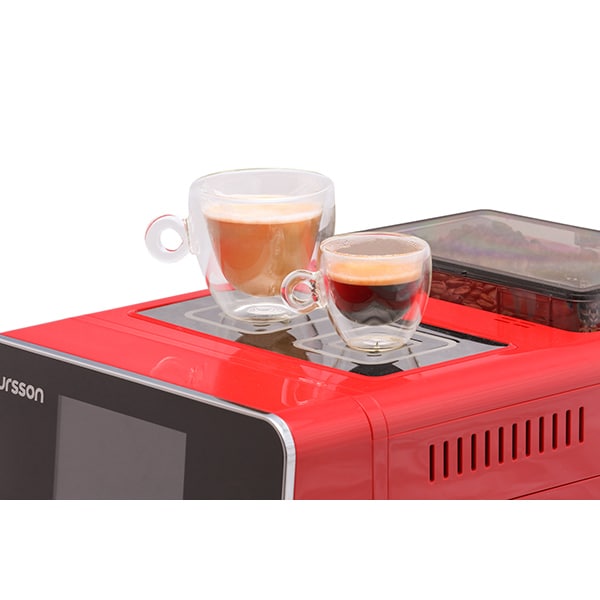 Espressor automat OURSSON AM6250/RD, 1.7l, 1400W, 19 bar, rosu 