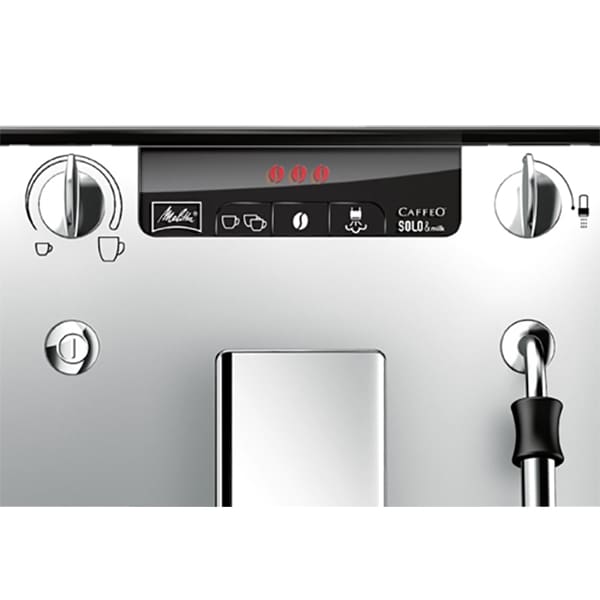 Espressor automat MELITTA Caffeo Solo&Milk CAFFEOSOLOMS, 1.2l, 1400W, 15 bar, argintiu-negru
