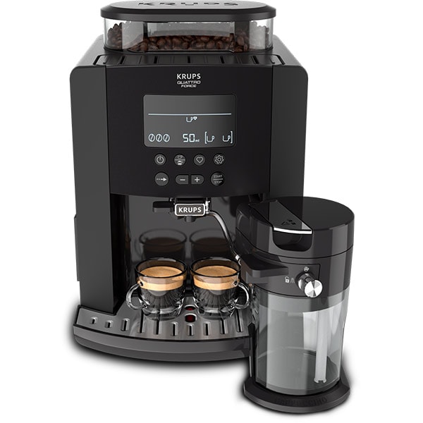 Espressor automat KRUPS Arabica Latte EA819N10, 1.7l, 1450W, 15 bari, negru 