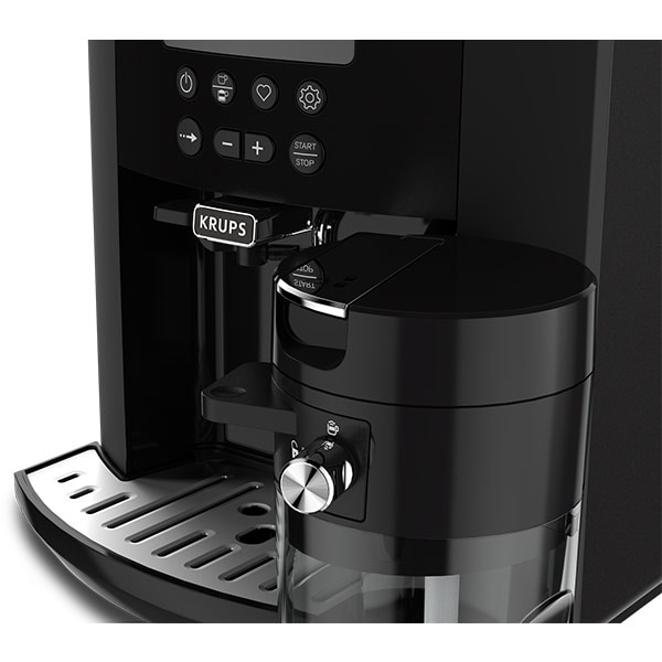 Espressor automat KRUPS Arabica Latte EA819N10, 1.7l, 1450W, 15 bari, negru 