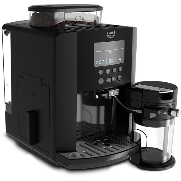 Espressor automat KRUPS Arabica Latte EA819N10, 1.7l, 1450W, 15 bari, negru 