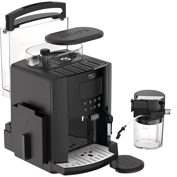Espressor automat KRUPS Arabica Latte EA819N10, 1.7l, 1450W, 15 bari, negru 