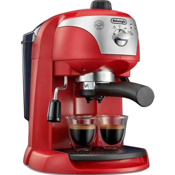 Espressor DELONGHI EC221.RD, 1l, 1100W, 15 bar, rosu