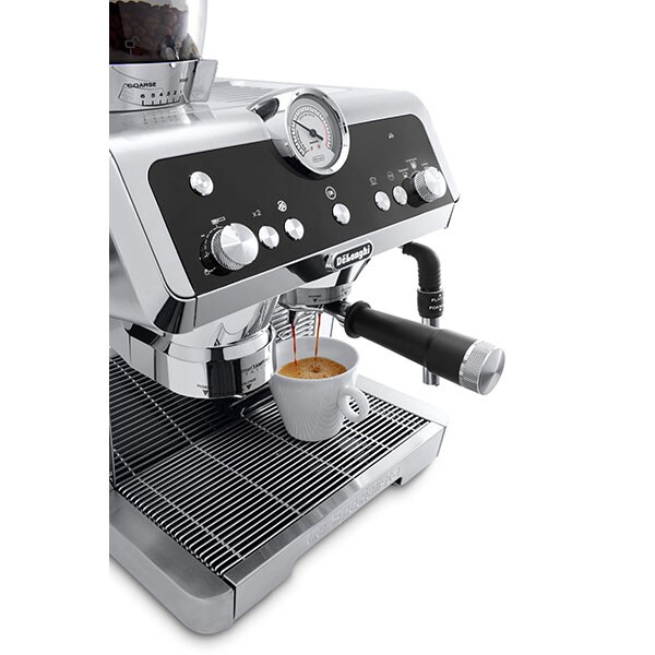 Espressor manual DELONGHI La Specialista EC9335.M, 2l, 1450W, 19 bar, Smart Tamping Station, argintiu-negru