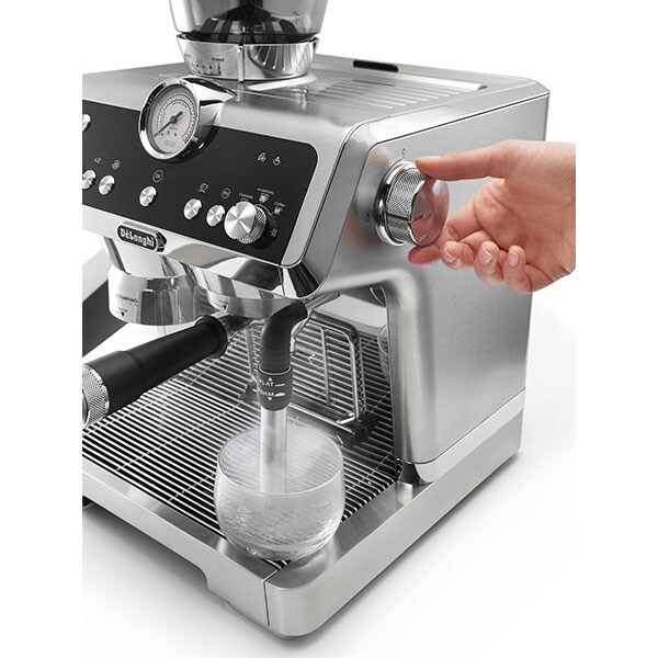 Espressor manual DELONGHI La Specialista EC9335.M, 2l, 1450W, 19 bar, Smart Tamping Station, argintiu-negru