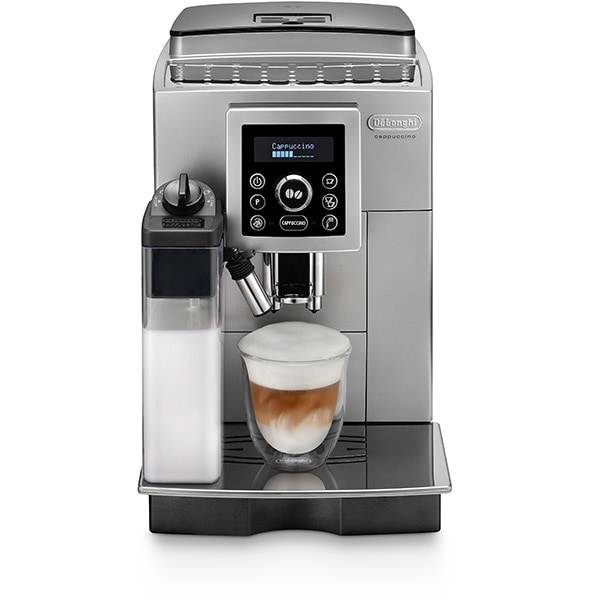 Espressor automat DELONGHI LatteCrema System ECAM 23.460.SB, 1.8l, 1450W, 15 bar, argintiu