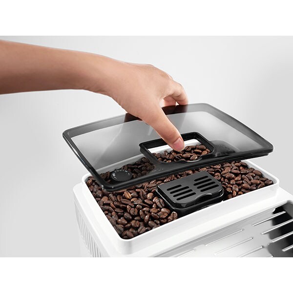 Espressor automat DELONGHI LatteCrema System ECAM 23.460.W, 1.8l, 1450W, 15 bar, alb-negru