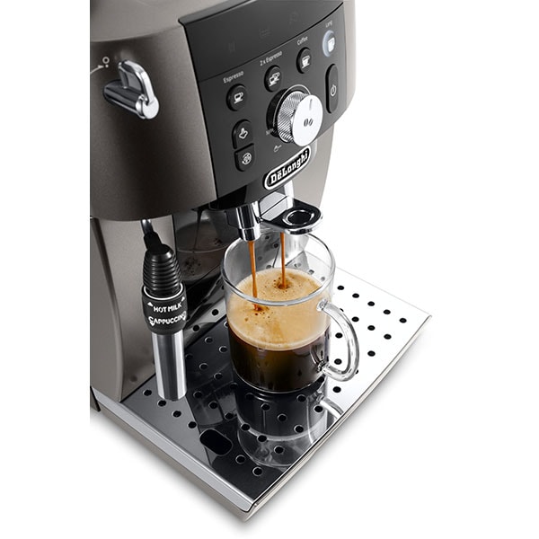 Espressor automat DELONGHI Magnifica S Smart ECAM250.33.TB, 1.8l, 1450W, 15 bar, gri inchis