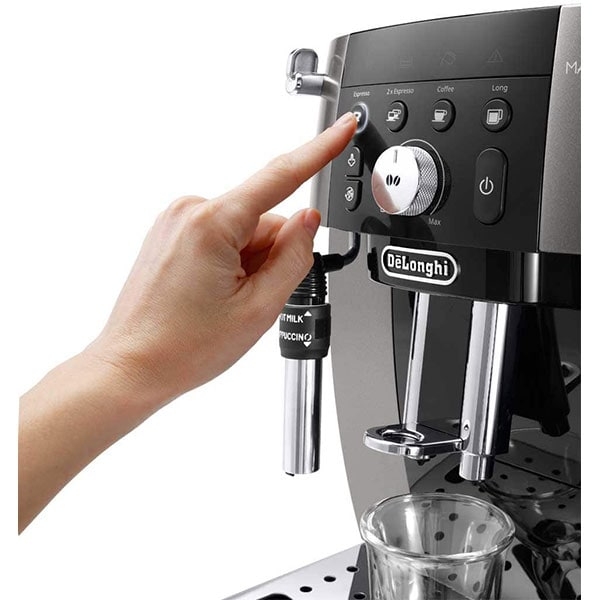 Espressor automat DELONGHI Magnifica S Smart ECAM250.33.TB, 1.8l, 1450W, 15 bar, gri inchis