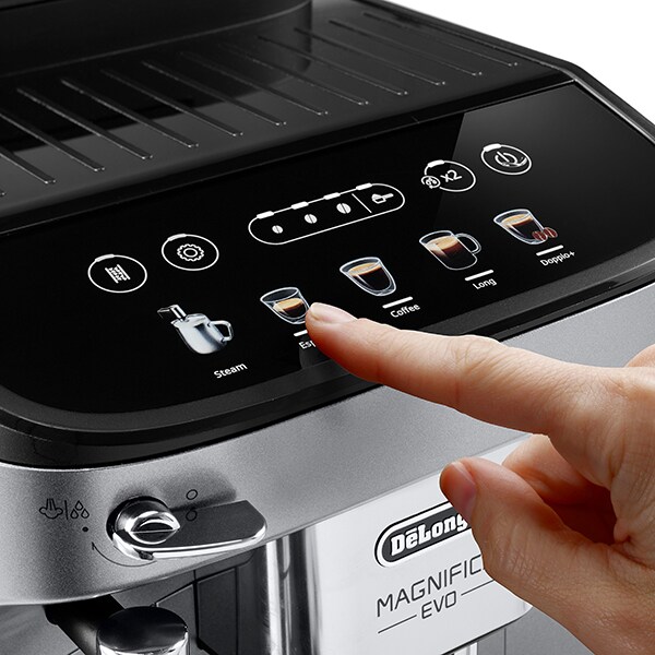 Espressor automat DELONGHI Magnifica Evo ECAM 290.31.SB, 1.8l, 1450W, 15 bar, argintiu-negru