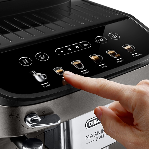 Espressor automat DELONGHI Magnifica Evo ECAM290.42.TB, 1.8l, 1450W, 15 bar, argintiu inchis-negru