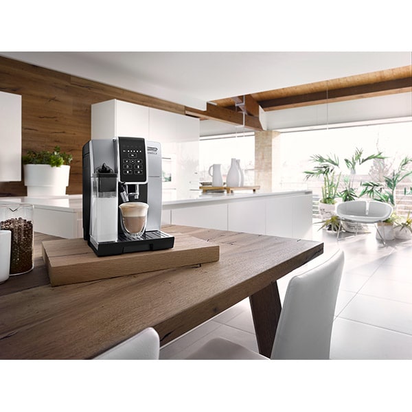 Espressor automat DELONGHI Dinamica ECAM 350.50.SB, 1.8l, 1450W, 15 bar, argintiu-negru