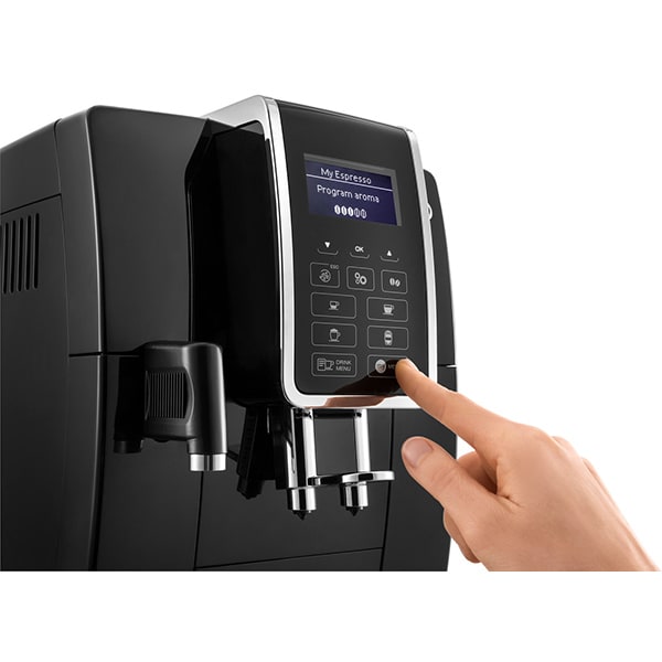 Espressor automat DELONGHI Dinamica ECAM 350.55.B, 1.8l, 1450W, 15 bar, negru
